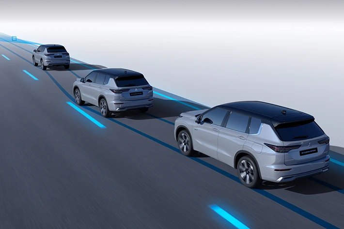 A diagram of the 2026 Outlander PHEV’s Driver Attention Alert